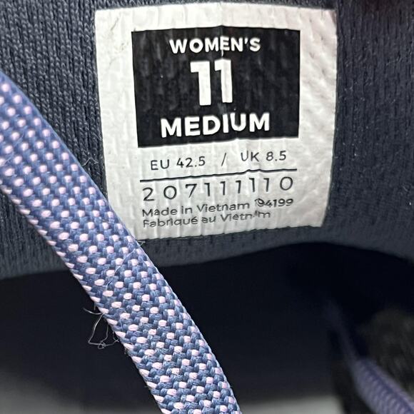 KURU Quantum 2.0 Walking Shoes Women Size 11 Gray Purple Comfort Low Sneakers - Picture 8 of 9